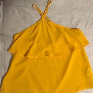 Yellow mustard blouse